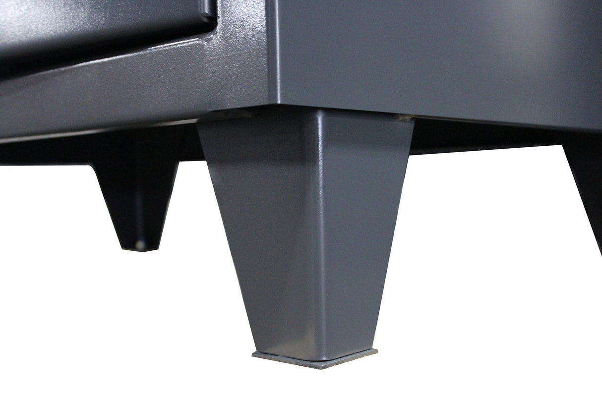 Strong Hold, 60" W x 24" D x 78" H, Industrial Cabinet, Heavy-Duty, Welded and Assembled, 12-GA Steel, Independent Locking Doors, 4 Adjustable Strong Hold