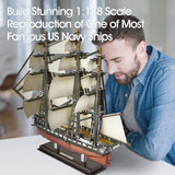 CubicFun 3D Ship Puzzles for USS Constitution Sailing Boat Models for Adults and Teens Toys, 193 Pieces CubicFun