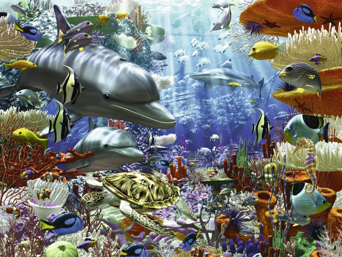 Ravensburger Oceanic Wonders 3000 Piece Jigsaw Puzzle for Adults - 17027 - Handcrafted Tooling, Durable Blueboard, Every Piece Fits Together Perfectly