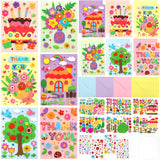 Treasure Cove Card Making Kits for Kids Handmade DIY Greeting Card Kits Thank You Cards Art Crafts with Envelopes Stickers for Girls Boys Birthday Thanksgiving Party Supplies 12 Pcs Treasure Cove