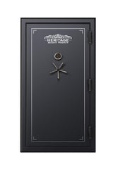 Heritage Security Products 64-Gun Fireproof and Waterproof Safe with Electronic Lock, Black (64EBH) Heritage Security Products