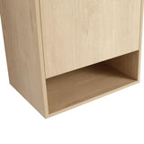 20" Bathroom Vanity with Sink, 20 Inch Floating Bathroom Vanity for Small Space, Single Sink Bathroom Vanity Combo, Modern Bathroom Vanity, Brown Wall Mounted Cabinet Set Mocoastn