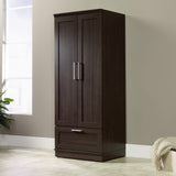 Sauder HomePlus Wardrobe/Pantry cabinets, L: 28.98" x W: 20.95" x H: 71.18", Dakota Oak finish Sauder