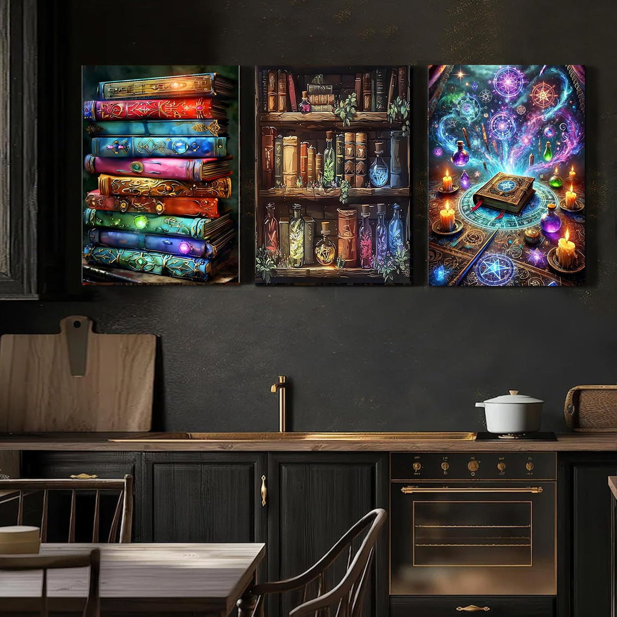 DAZZLEDOTS Diamond Art Kits for Adults 3 Pack Book Diamond Painting 5D Magic Diamond Art Kits for Beginners DIY Full Drill Paint by Diamonds Dot Gem Art for Home Wall Decor 12 x 16Inch DAZZLEDOTS