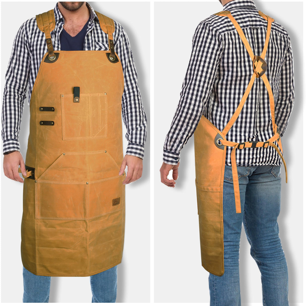 Strong Hammer Tool Aprons,Woodworking Apron,Versatile Apron with Multiple Pockets - Perfect,Apron For Men Women,Kitchen Aprons For Women,M-XXXL Strong Hammer