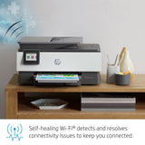 HP OfficeJet Pro 8035 All-in-One Wireless Printer - Includes 8 Months of Ink, HP Instant Ink, Works with Alexa - Basalt (5LJ23A) HP