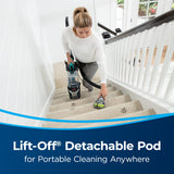 Bissell 2998 MultiClean Allergen Lift-Off Pet Vacuum with HEPA Filter Sealed System, Lift-Off Portable Pod, LED Headlights, Specialized Pet Tools, Easy Empty Dirt Tank Bissell