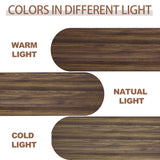 IDEALHOUSE 70 Inch Farmhouse Dining Table for 6 to 8, Large Rectangular Dinner Table for Dining Room, Home Office, Living Room，Brown IDEALHOUSE