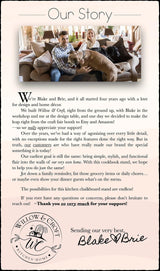 Willow & Croft Premium Cook Book Stand. Farmhouse Cutting Board Stand Cookbook Holder, Recipe Book Holder. Distressed Cookbook Stand for Kitchen Counter. Rustic Home Decor, Adjustable Display Stand. Willow & Croft