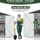 AirWire 10x10 FT Outdoor Storage Shed, Garden Shed with Updated Frame Structure and Lockable Doors, Metal Tool Sheds for Backyard Garden Patio Lawn, Grey AirWire