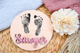 Custom Welcome New Baby Name Sign For Hospital, Personalized 3D Baby Name Announcement Sign with Birth Stats, Custom Newborn Baby Name Hospital Photo Obsidian Home Creations