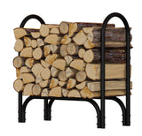 Fire Beauty Firewood Rack Log Holder,Log Storage Holder,Storage Rack,Firewood Stacker for Fireplace Indoor Outdoor(Middle) Fire Beauty
