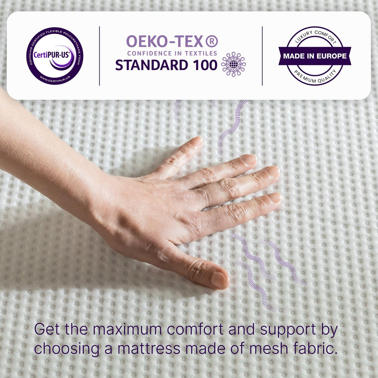 NapQueen 8 Inch Full Size Mattress, Bamboo Charcoal Memory Foam Mattress, Bed in a Box NapQueen