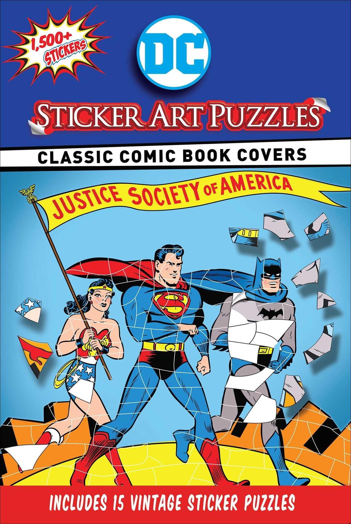 DC Sticker Art Puzzles Thunder Bay Press