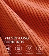 RENDGO 82.67" Folding Sofa Bed Convertable Corduroy Couch King Size Floor Sleeper 4-in-1 DIY Combination Modular Sofas Fold Out Futon Lounge Comfy Foldable Lazy for Living Room-Orange RENDGO