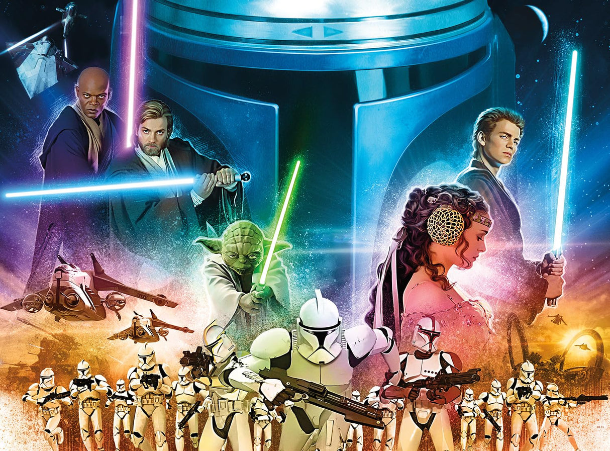 Buffalo Games - Silver Select - Star Wars - I Will be The Most Powerful Jedi Ever. - 1000 Piece Jigsaw Puzzle for Adults -Challenging Puzzle Perfect for Game Nights - Puzzle Size 26.75 x 19.75 Buffalo Games