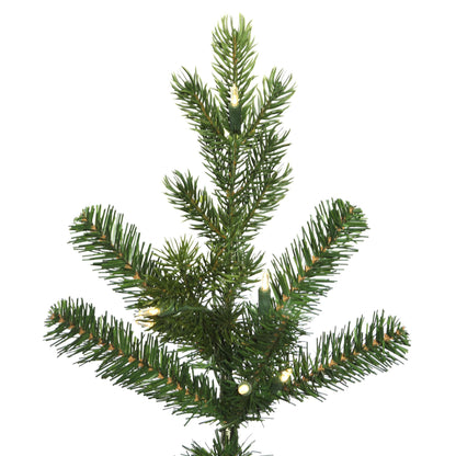 Vickerman 14' Eagle Frasier Fir Slim Artificial Christmas Tree, Warm White Dura-lit LED Lights, Seasonal Indoor Home Decor