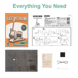 ROBOTIME 3D Puzzle for Kids Wooden Craft Kits DIY Model Guitar Kit to Build Brain Teaser Puzzle Toy Creative Gift for Teens & Adults ROBOTIME