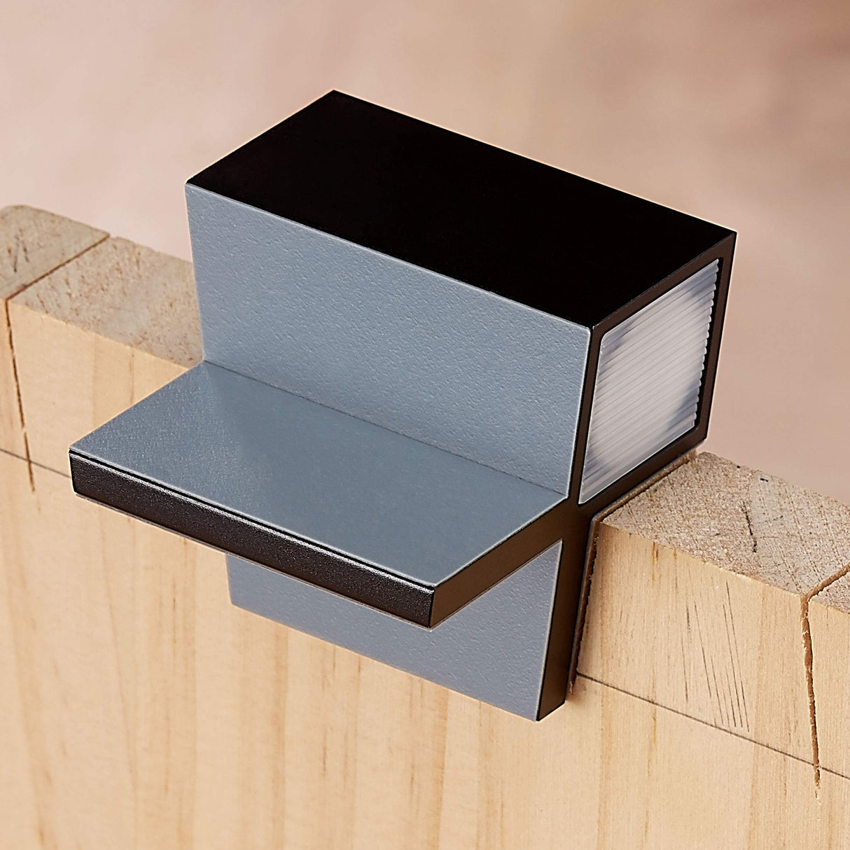 Woodraphic All New Dovetail Jig Marker Hand Magnetic Saw Guide Marking Hand Cut Wood Joints Gauge - Aluminium/Uhmwpe/Neodymium Magnet/Slicone Skin (1:6 for Soft Wood) Woodraphic