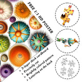 PICKFORU Colorful Sea Urchin Puzzles for Adults 1000 Pieces, Ocean Beach Puzzle, Challenging Puzzles for Adults, Nature Hard Jigsaw Puzzles PICKFORU