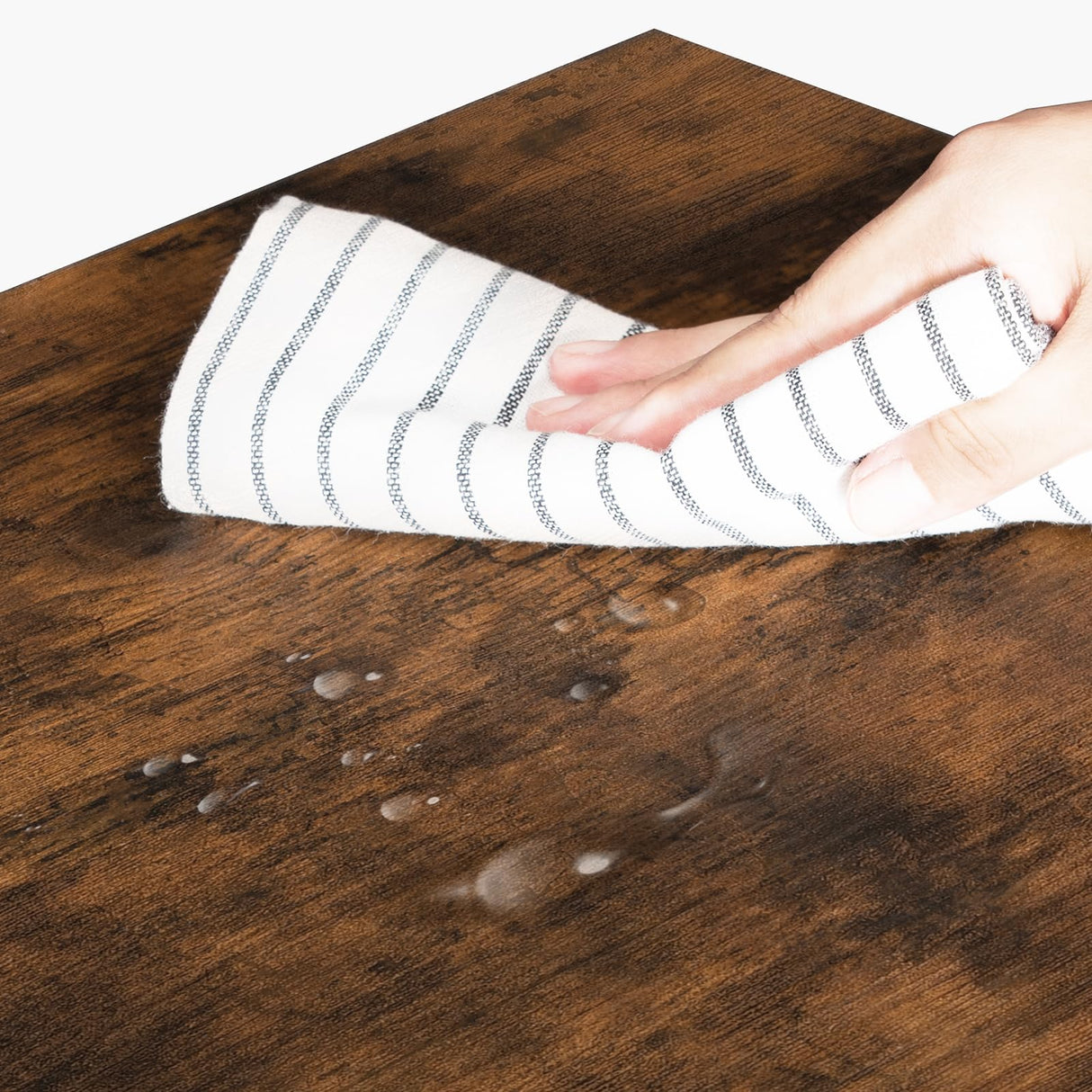 MAHANCRIS 63-Inch Rustic Brown Narrow Bar Table - Versatile Dining & Counter Height Console Table MAHANCRIS