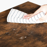 MAHANCRIS 63-Inch Rustic Brown Narrow Bar Table - Versatile Dining & Counter Height Console Table MAHANCRIS