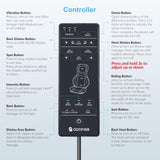 COMFIER Shiatsu Neck Back Massager with Heat, 2D ro 3D Kneading Massage Chair Pad, Adjustable Neck Massage,Seat Massager for Full Body Relaxation, Christmas Gifts for Dad Mom Women Men,Dark Gray COMFIER