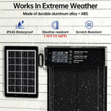 Solar Chicken Coop Door, Automatic Chicken Door Solar Powered & USB Charging, Auto Chicken Door 4 Modes with Timer & Light Sensor, Anti-pinch & Alert, Remote, LED Screen, Aluminum Waterproof Coop Door Shikha