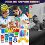 208+ Science Experiments - Science Kits for Kids Age 5-7-8-12, S.T.E.M Preschool Learning Educational Toys, Volcano Chemistry Set Scientist Set, Halloween Christmas Birthday Gift Ideas for Boys Girls Mestown