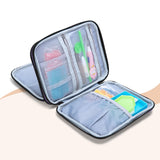 LUXJA Double Layer Diamond Painting Kits Storage, Carrying Bag for Diamond Painting Accessories (Bag Only), Purple LUXJA