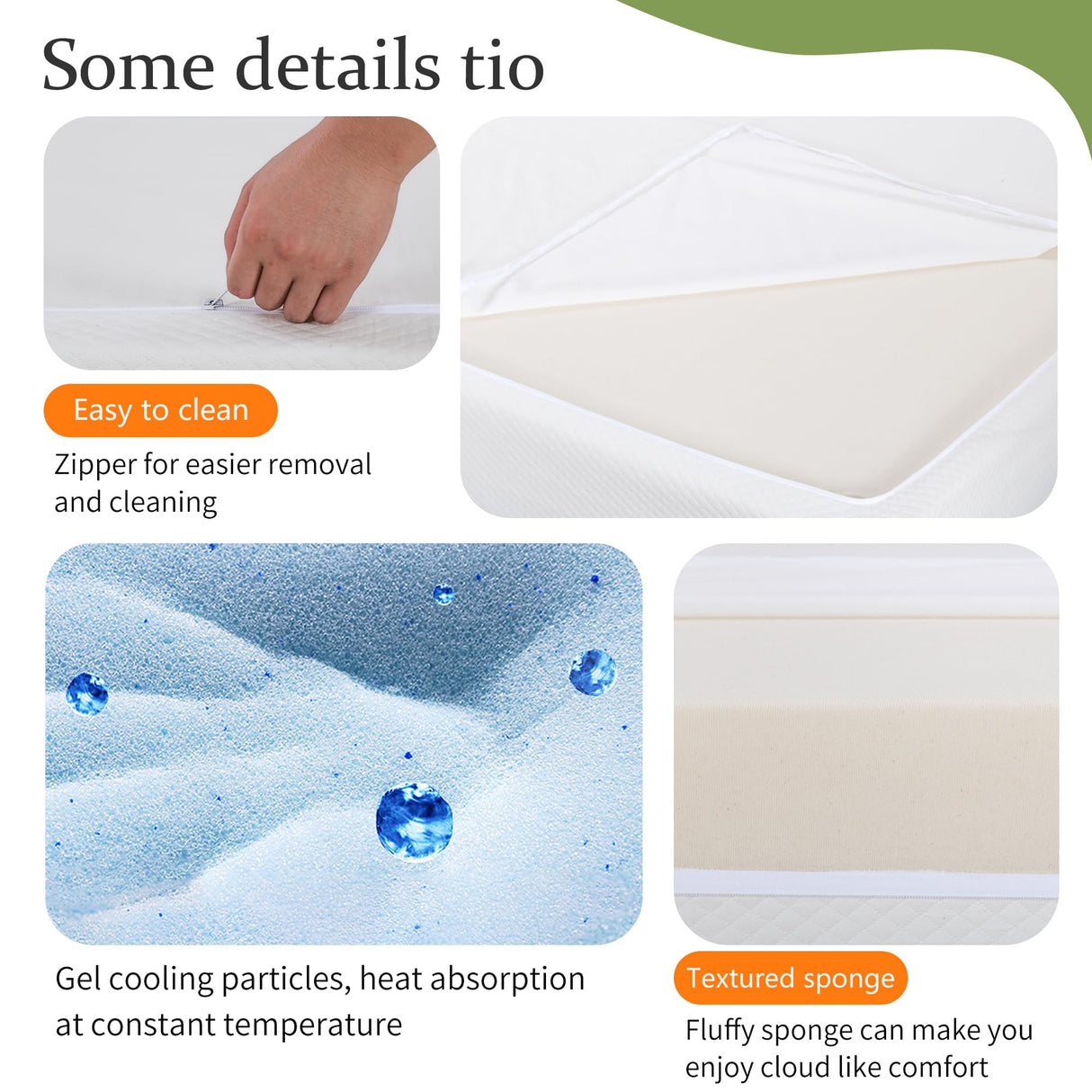 BestMassage 12 Inch Gel Memory Foam Mattress for Cool Sleep & Pressure Relief, Medium Firm Single Twin Mattress for Kids, Bed-in-a-Box, CertiPUR-US Certified,White BestMassage