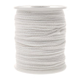Candle Wicks 100% Natural Cotton, Roll 200 Feet Twine String Spools Braid Candle Non-Smoke Candles Wicks for Candle Making Accessories DIY(1 Roll 200Feet Cotton Wire) Mother' Day+Easter Decor or Gifts kimairy