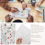 AUEAR, 6 Pack Sublimation Clipboard Blanks 9x12 MDF A4 White for Office Teacher DIY Craft AUEAR