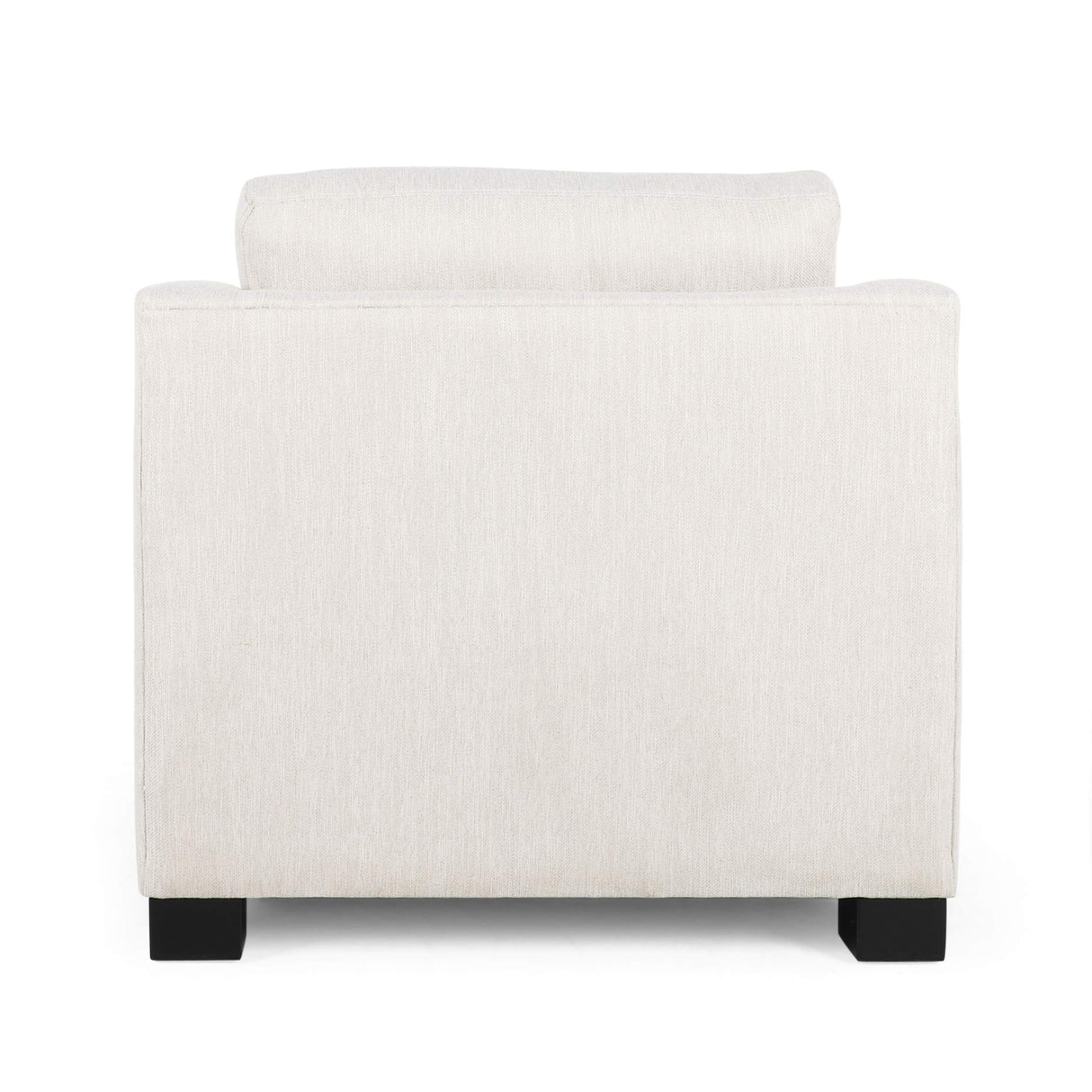 Christopher Knight Home Wesley Contemporary Fabric Club Chair, Beige, Dark Brown 33.5D x 33.75W x 32H Inch Christopher Knight Home