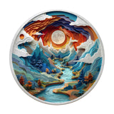 Wooden Puzzles for Adults, Wooden Cave Puzzles, Flat Puzzles with 3D Visual Effect When Completed, Christmas Birthday Gifts for Puzzle Lover, Wood Adult Puzzles (L-13.4 * 13.4in 300pcs) NABYSHOP