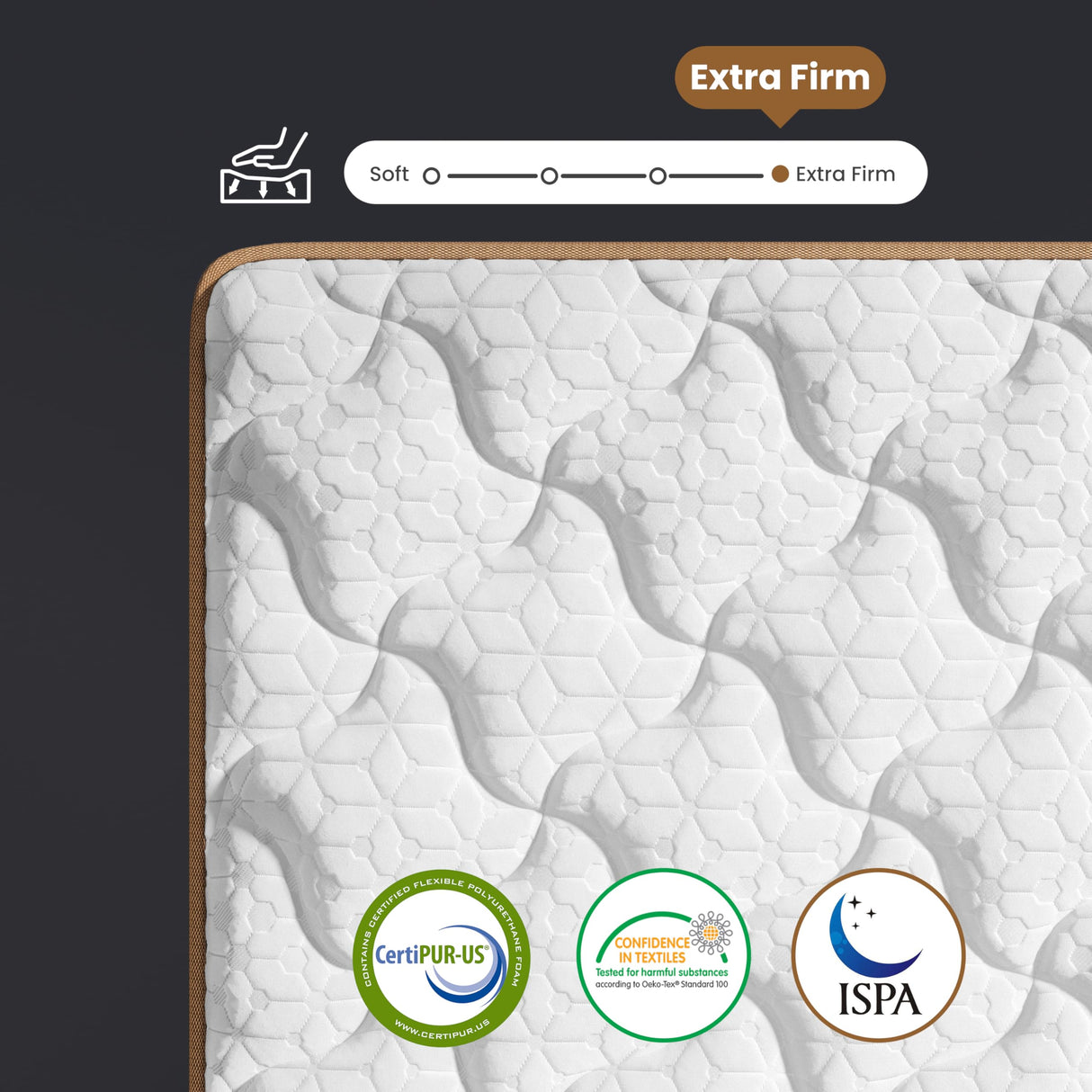 Extra Firm Full Mattress 12 Inch, Cooling Hybrid Bed in a Box, 7-Zones Individual Pocket Spring, Motion Isolation, Targeted Hip/Shoulder/Lumbar Support, Fiberglass-Free, 365-Night Trial, CertiPUR-US FP FLEXPEDIC