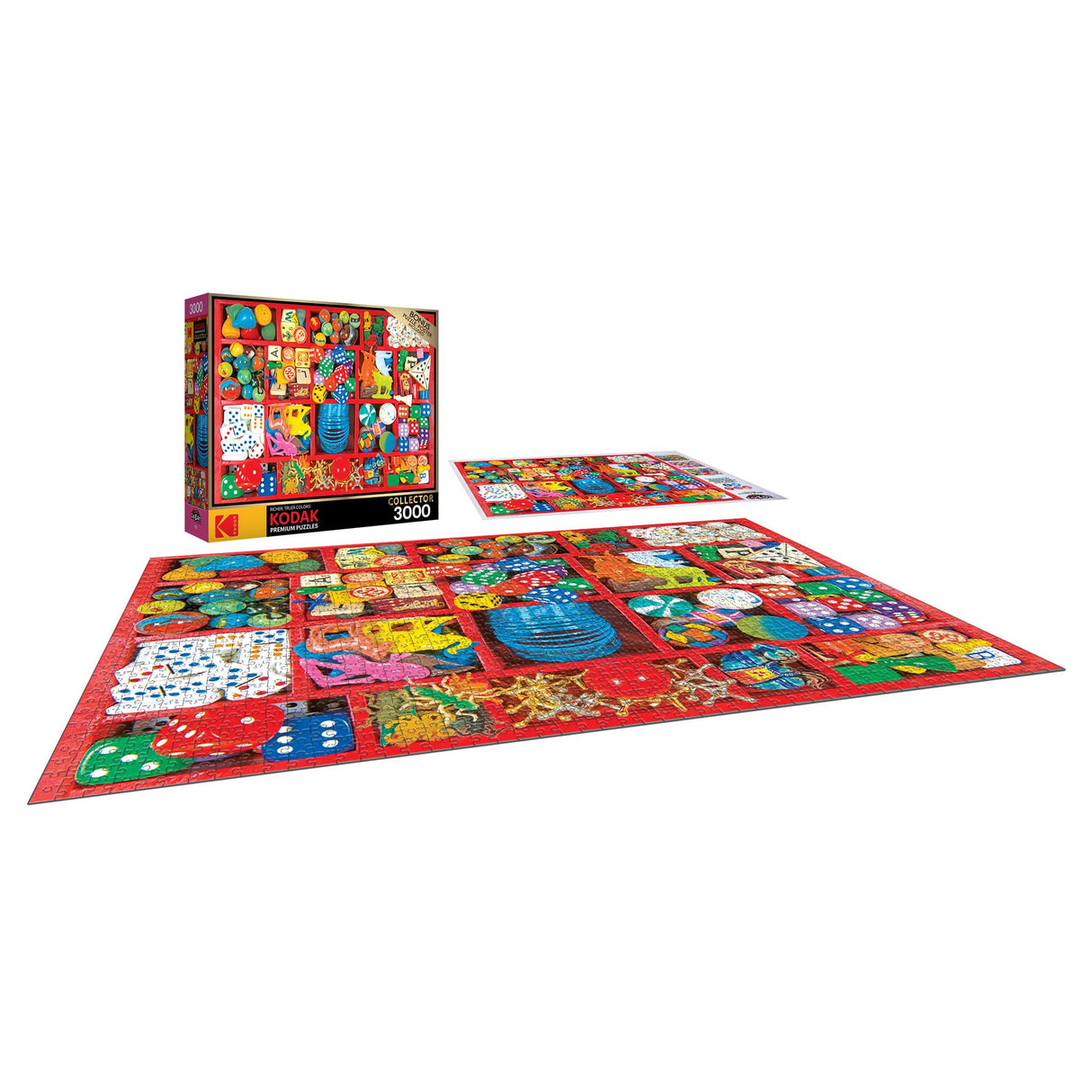 RoseArt - Kodak Premium - Vintage Toy Box - 3000 Piece Jigsaw Puzzle for Adults RoseArt