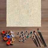 LIGHUFEIC 50 Pcs Mulberry Paper Sheets Natural Wood Fiber Rice Paper Handmade Decoupage art Tissue Paper Art Craft Origami for Kids Adults Gift Wrap Card Making and DIY Crafts(8 x 11 Inch) LIGHUFEIC