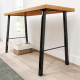 TC-HOMENY 34" Industrial Bar Table Legs Set of 2 - Sturdy Metal Furniture Legs for DIY Projects TC-HOMENY