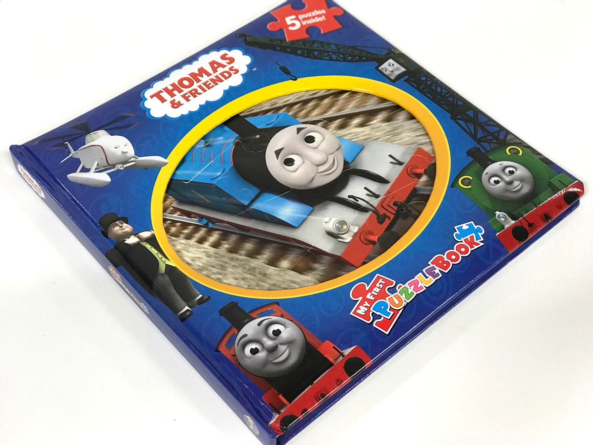 Thomas & Friends My First Puzzle Book - Jigsaw Puzzles for kids, 10-page board book, 5 puzzles to enjoy Phidal