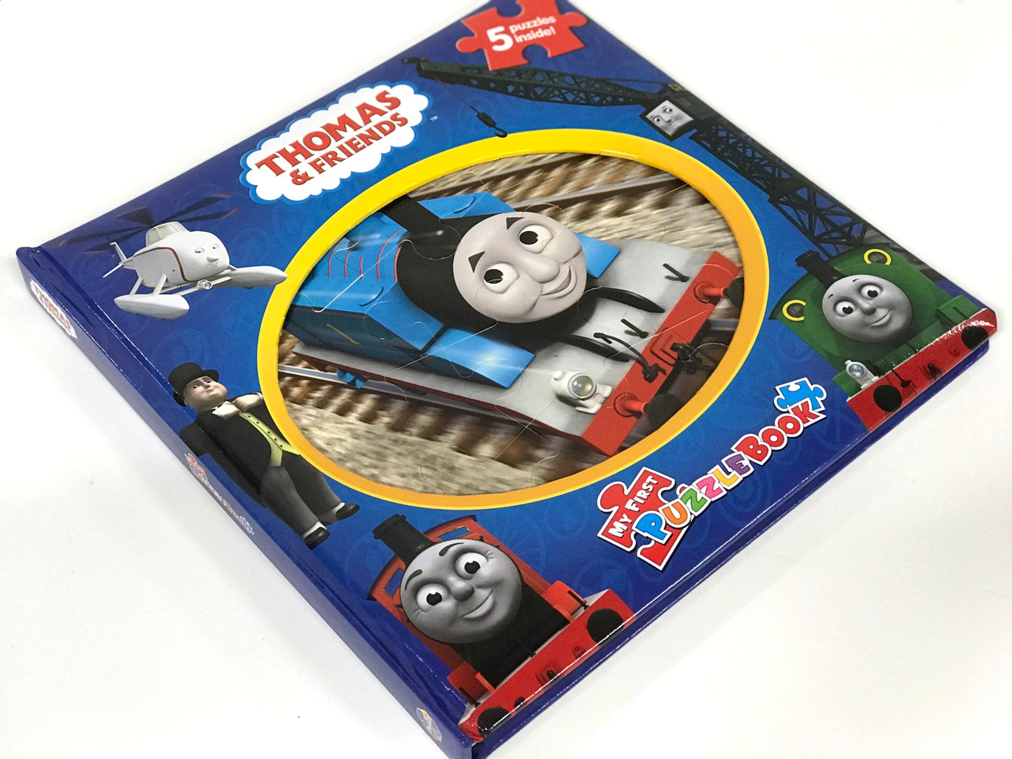 Thomas & Friends My First Puzzle Book - Jigsaw Puzzles for kids, 10-page board book, 5 puzzles to enjoy