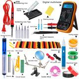 Soldering Iron Kit,80W LCD Digital Soldering Gun with Adjustable Temperature Controlled and Fast Heating Ceramic Thermostatic Design KYZHXVO