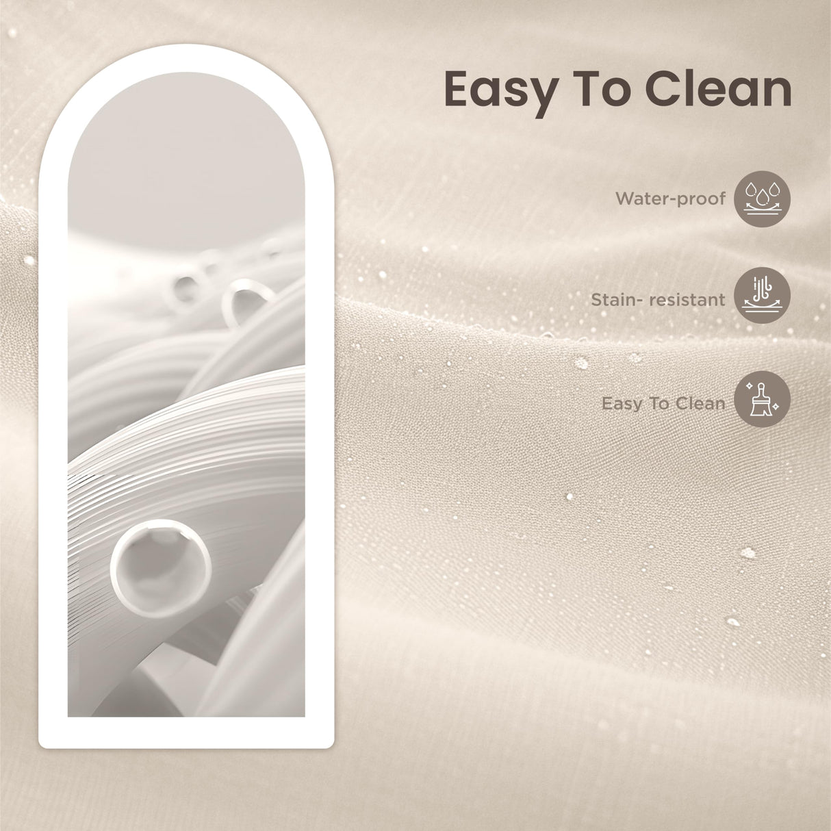 PHI VILLA Wicker Patio Furniture Set for 4, Rattan Loveseat & Chairs with Beige Cushions & Acacia Wood Coffee Table, Outdoor Modern Sectional Conversation Sofa Set for Deck, Yard, Porch PHI VILLA