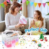 LULUETPUE Fuse Beads Kit,10000PC 5MM Melty Beads Set, Iron Melting Beads Craft Kit with Pegboards,Ironing Paper and Chain Accessories, Arts and Crafts Set for Kids Boys Girls Christmas Birthday Gift LULUETPUE