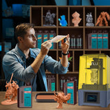 SUNLU 10K Red Wax 3D Printer Resin, Detail 3D Printing, High Precision, Fit Most LCD Printer, 2000G Red Wax Resin SUNLU