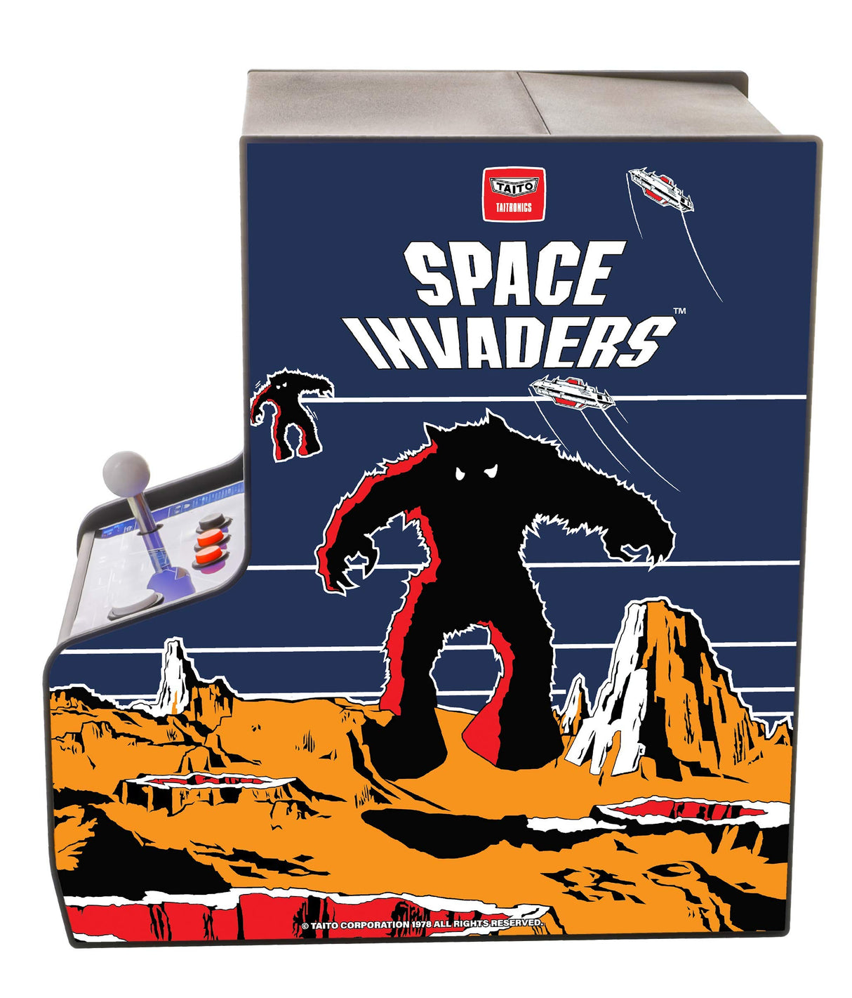 My Arcade Space Invaders Micro Player: Mini Arcade Machine Video Game, Fully Playable, 6.75" Collectible Premium Edition My Arcade