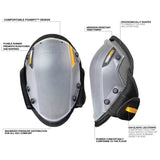 ToughBuilt - FoamFit ™ Non-Marring Knee Pads - Heavy Duty, Ergonomic Support and Adjustable Staps for a Comfortable Fit - (TB-KP-203R) ToughBuilt