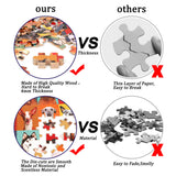 LELEMON Dog Jigsaw Puzzles in a Metal Box 100 Pieces Dog Jigsaw Puzzle for Kids Ages 4-8 Children Learning Educational Puzzles Toys LELEMON