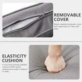 HUMMUH Patio Furniture 10 Piece PE Wicker 6-Seater Outdoor Sectional Sofa Patio Swivel Chairs Outdoor Chairs with Tables for Porch,Garden,Backyard,Deck HUMMUH