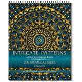 Intricate Patterns Adult Coloring Book - Zen Mandalas Series - Volume III WoodArtSupply